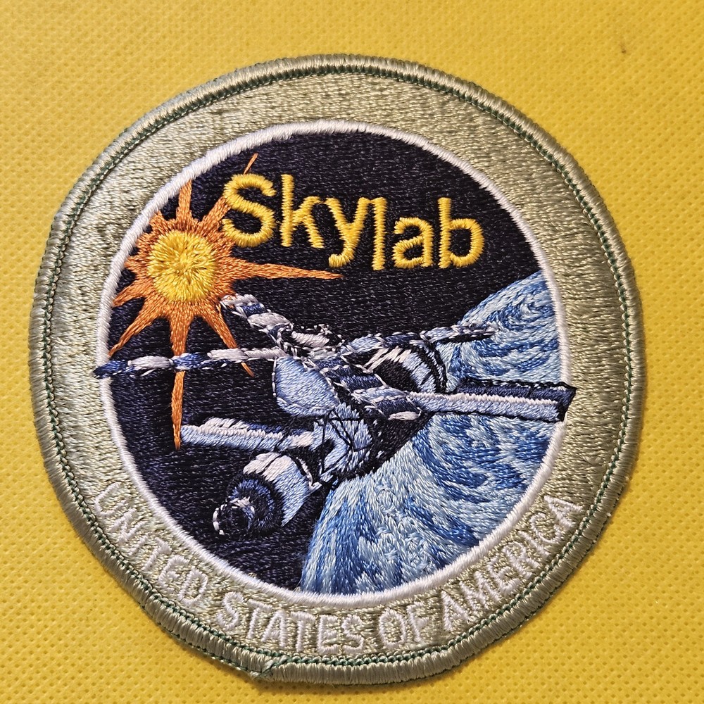 Skylab ~ Space Program Hook Patch Embroidered Badge Vintage ~ B1599