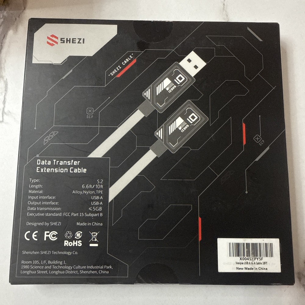 SHEZI Data transfer Extensión Cable
