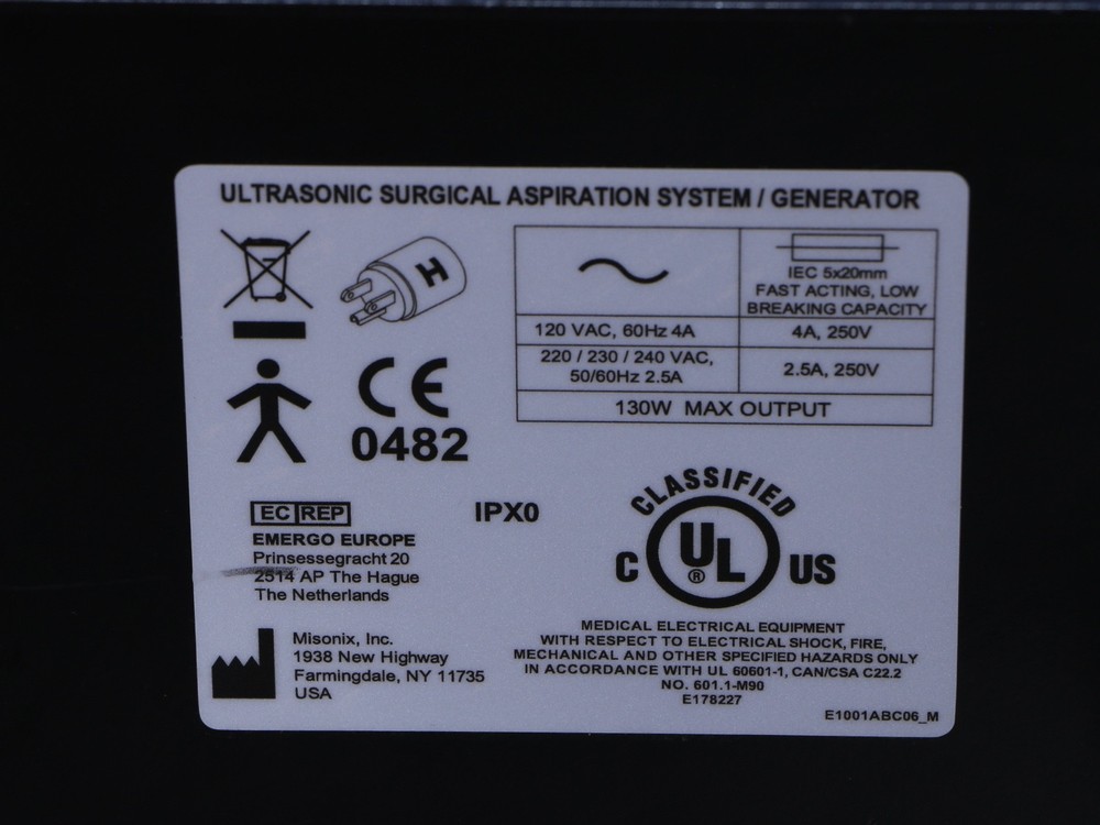 Misonix BCM-GN/E-BC06 Bone Scalpel Generator Console
