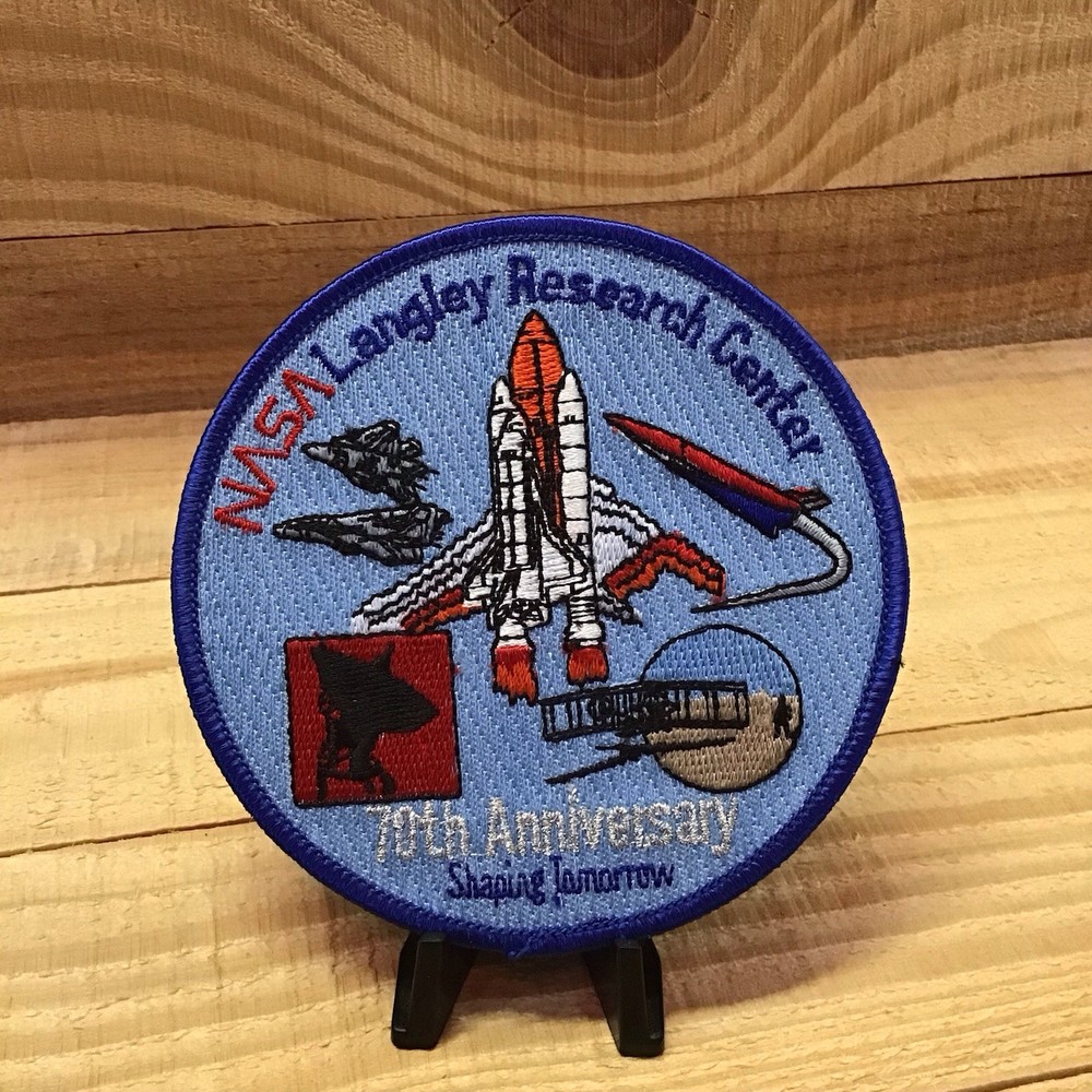 NASA Patch Langley Research Center 70th Anniversary Patch