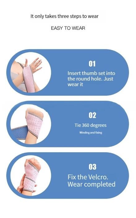 Professional Wrist Support Adjustable Strap Reversible Wrist Brace