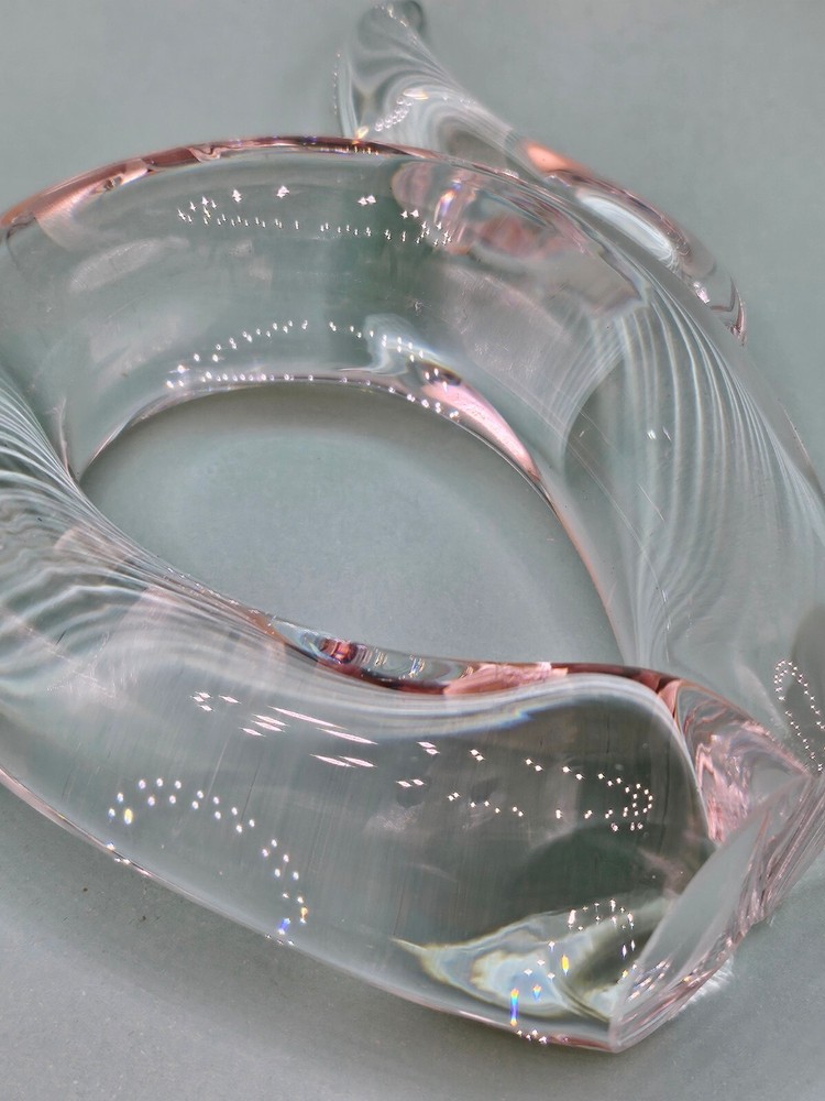Crystal Cat in a Ring Shape Hand-made pristine condition