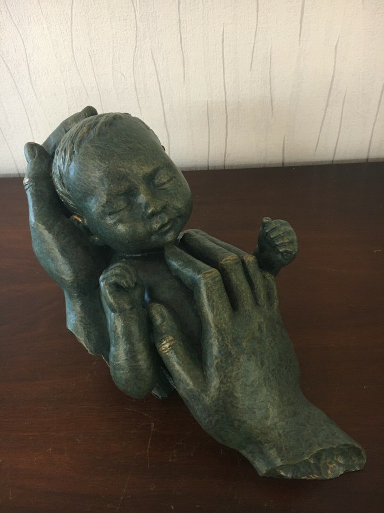 1 Bronze Statue Baby / Signed Aanglada Numbered
