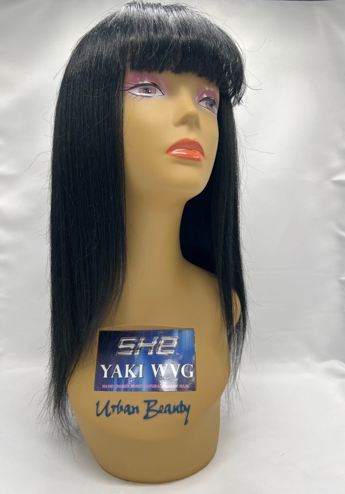 Human hair mannequin head
