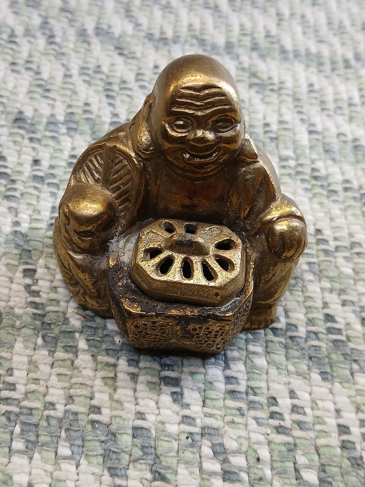 Brass Buddha Incense Burner