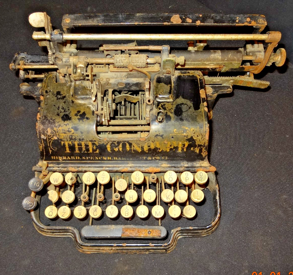 Extremely RARE Conover Typewriter Chicago
