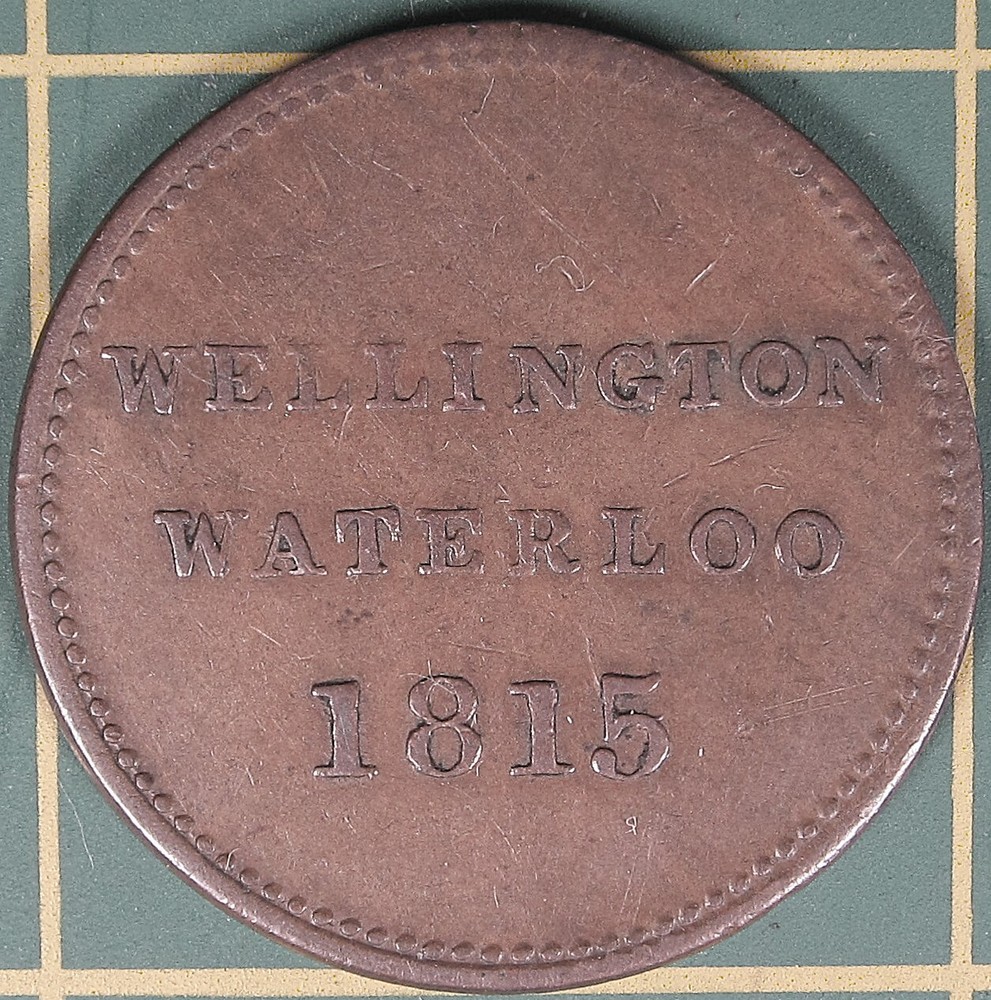 1815 Wellington halfpenny token WE-14