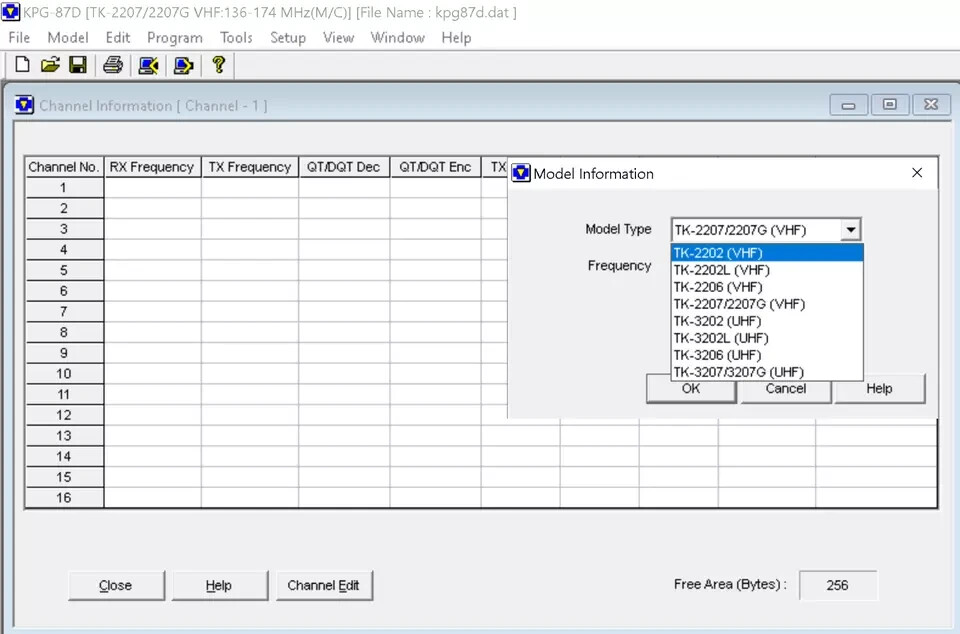 Kenwood TK-2202 TK-3202 KPG-87D Programming Software CD
