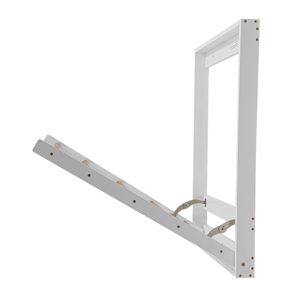 Wall Mounted Clothes Drying Rack Laundry Drying Rack Collapsible Load 5kg White