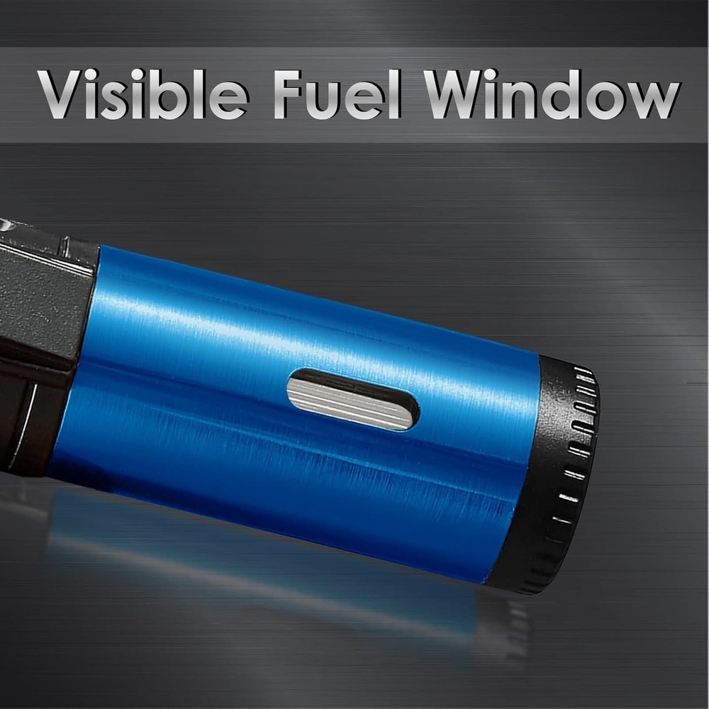Windproof Butane Lighter 4 Pack - Portable & Adjustable