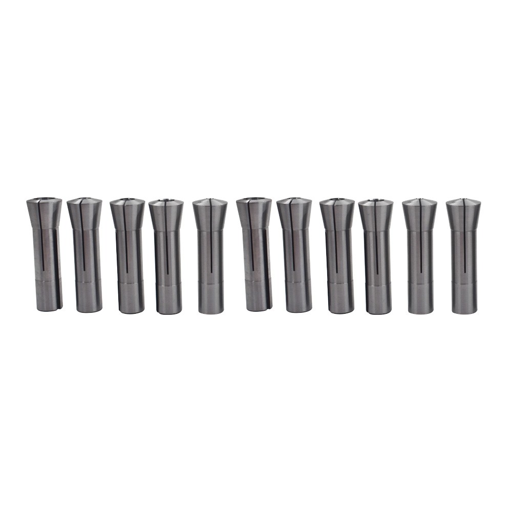 R8 Collet 11Pcs Set 1/8" 3/16" 1/4" 5/16" 3/8" 7/16" 1/2" 9/16" 5/8" 11/16" 3/4"