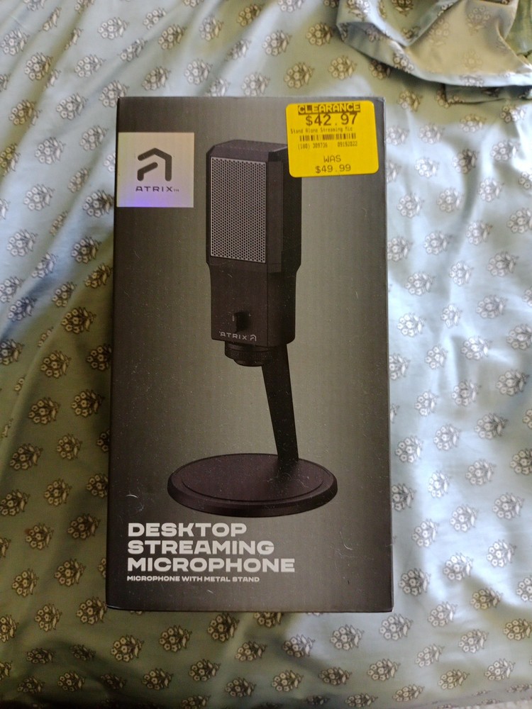 Atrix Desktop USB Streaming Microphone for PC