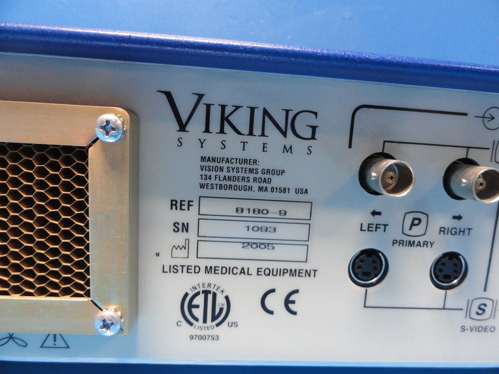 Vision Viking Systems 8180-9 Endosite Digital Central Data Processing Unit~13988