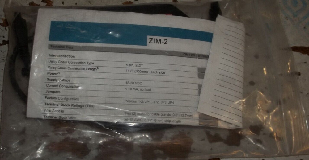 AUTOMOTION SICK 801535-02 1059980 ZIM-2B0120S06 FUNCTION RELEASE MODULE (268-2)