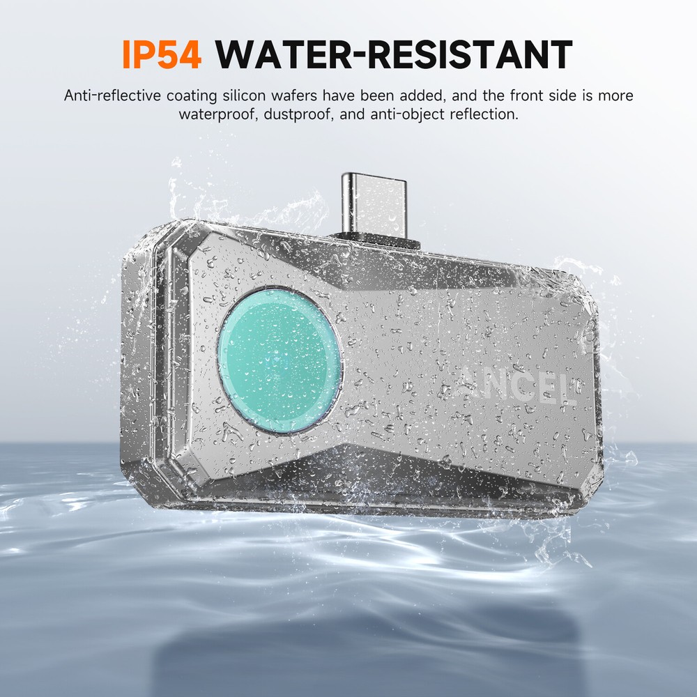 ANCEL High Resolution Thermal Camera for Android Optimized Temperature Accuracy