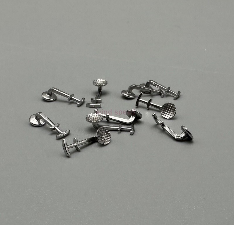 10pcs Dental Ortho Bondable Lingual Button Multi-hook Arms Braces Crimpable Hook