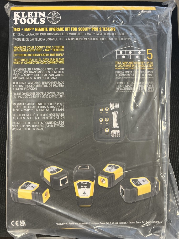 Klein Tools VDV770851 Tester Remote Expansion Kit