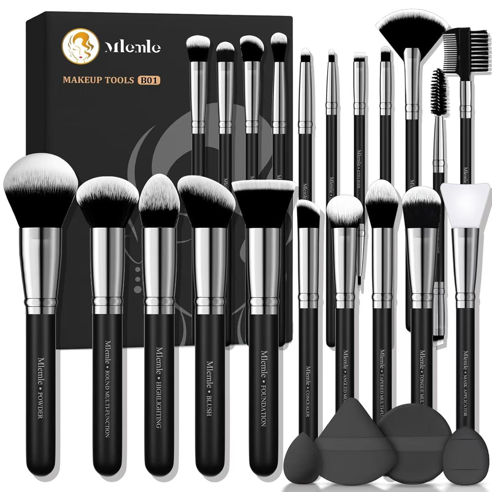 Makeup Brushes Set, Professional 25 Pcs Makeup Kit, Include Foundation Powder...
