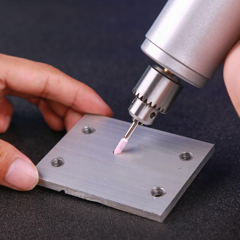 100 PCS Rotary Mounted Abrasive Grinding Stone Point Wheel Bits Set For Dremel