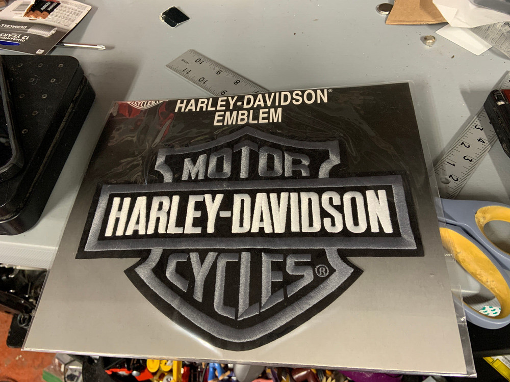 Global Products sew on Harley Davidson Emblem patch