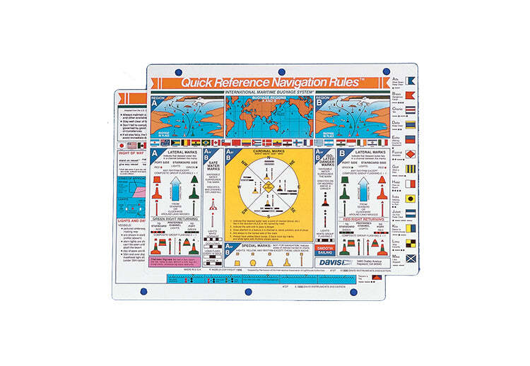 Davis Instruments International Navigation Rules Reference Card