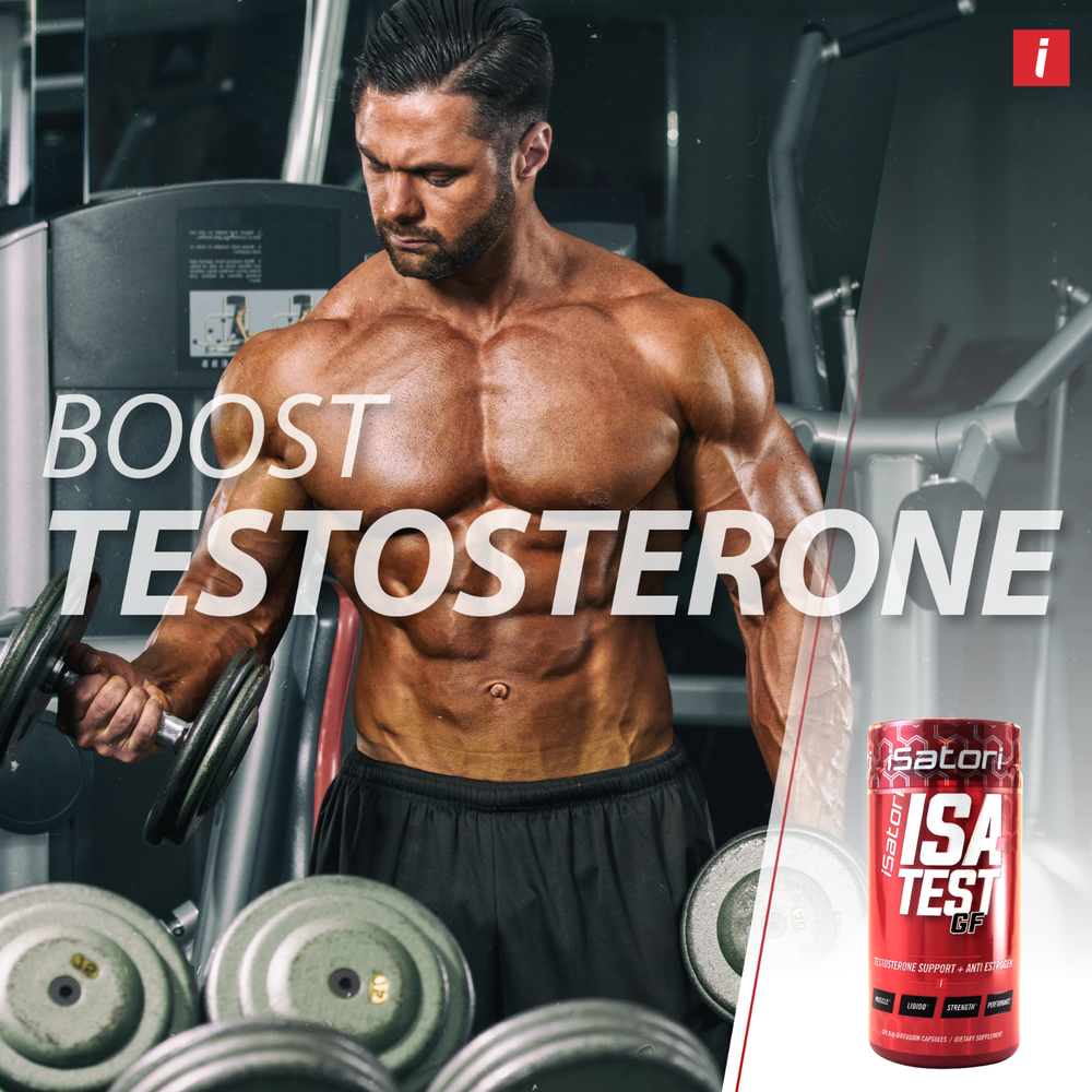 Isa-Test GF Testosterone Support Plus Anti Estrogen, 120 Count
