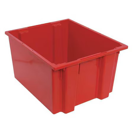 Quantum Storage Systems Snt230rd Stack & Nest Storage Container, 19.4 Gal,