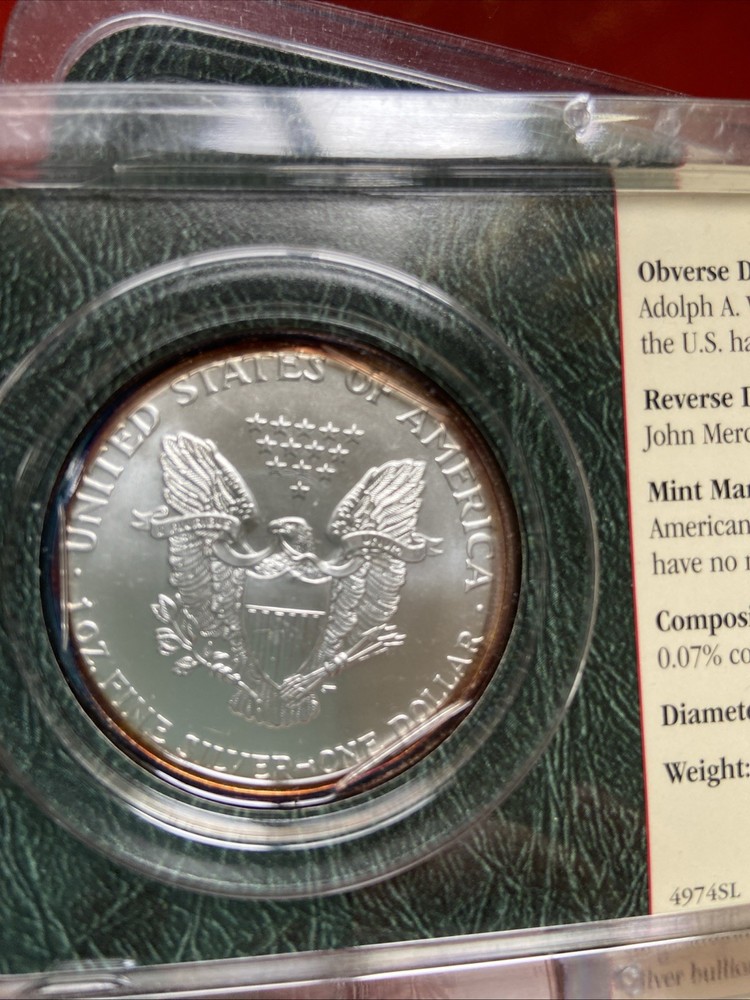 Silver American Eagle 2002