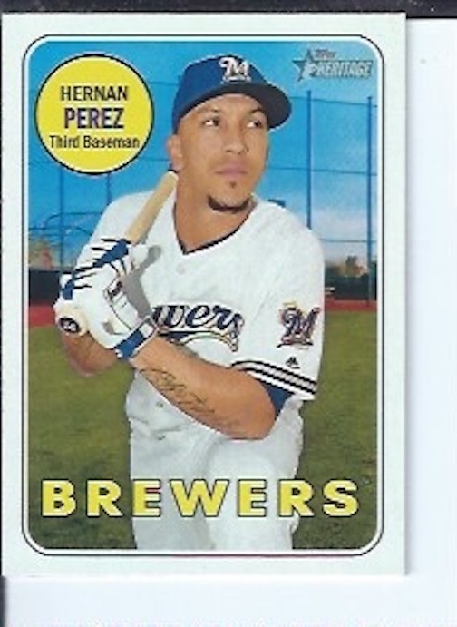 Hernan Perez 2018 Topps Heritage Short Print