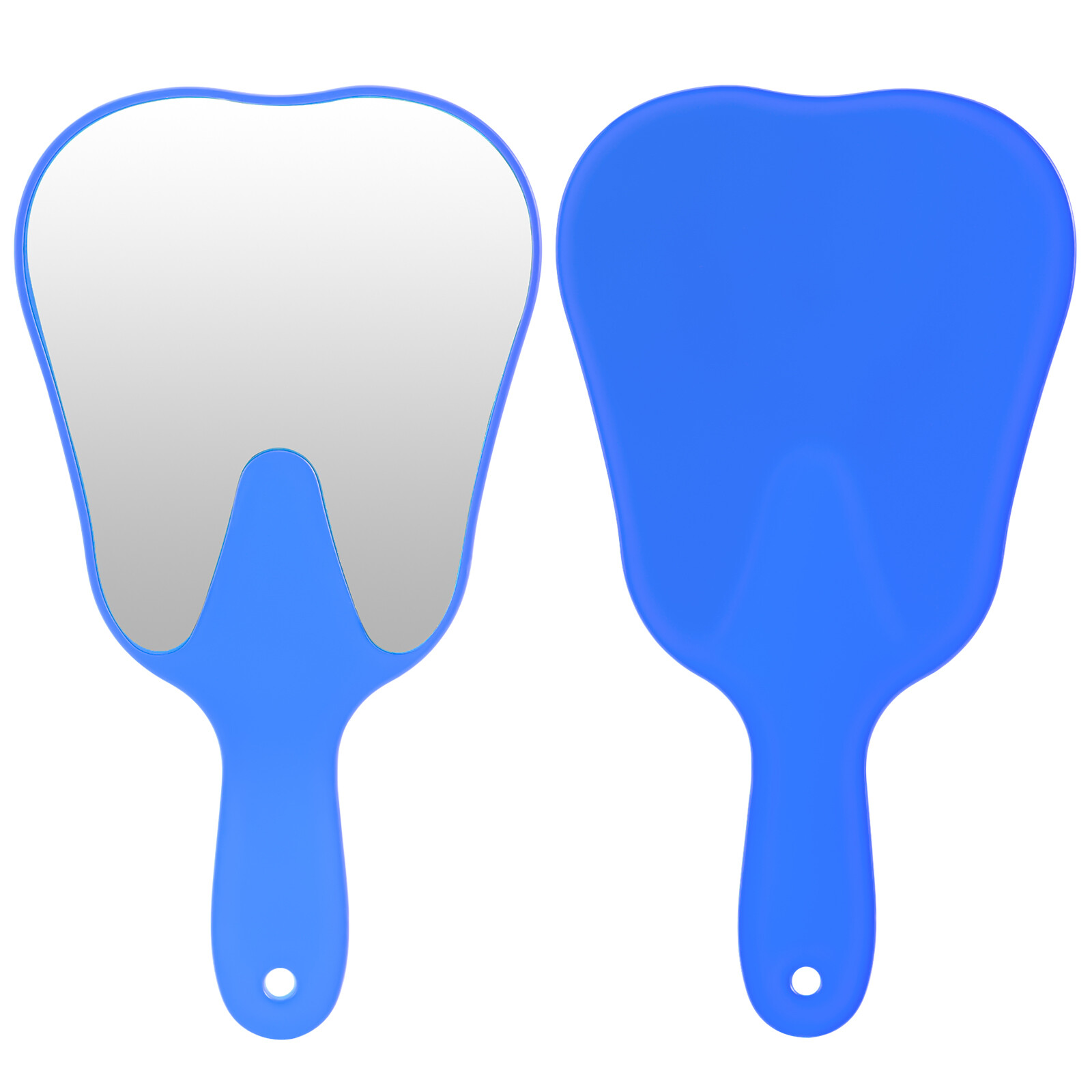 JMU Dental Mirror Tooth Shaped Hand Held Mirror Tooth Inspection Instrument