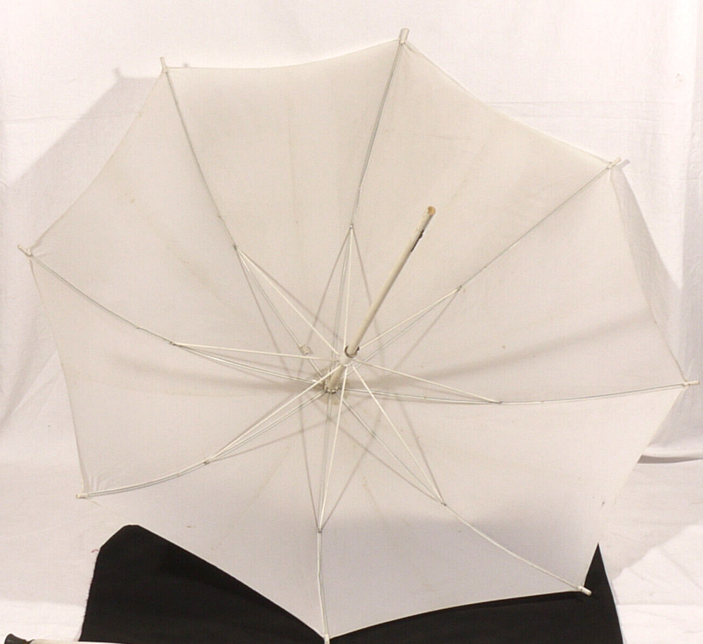 PRL) EPG 2x WHITE SOFTBOX UMBRELLA DIFFUSER 105 cm FLASH PHOTO STUDIO
