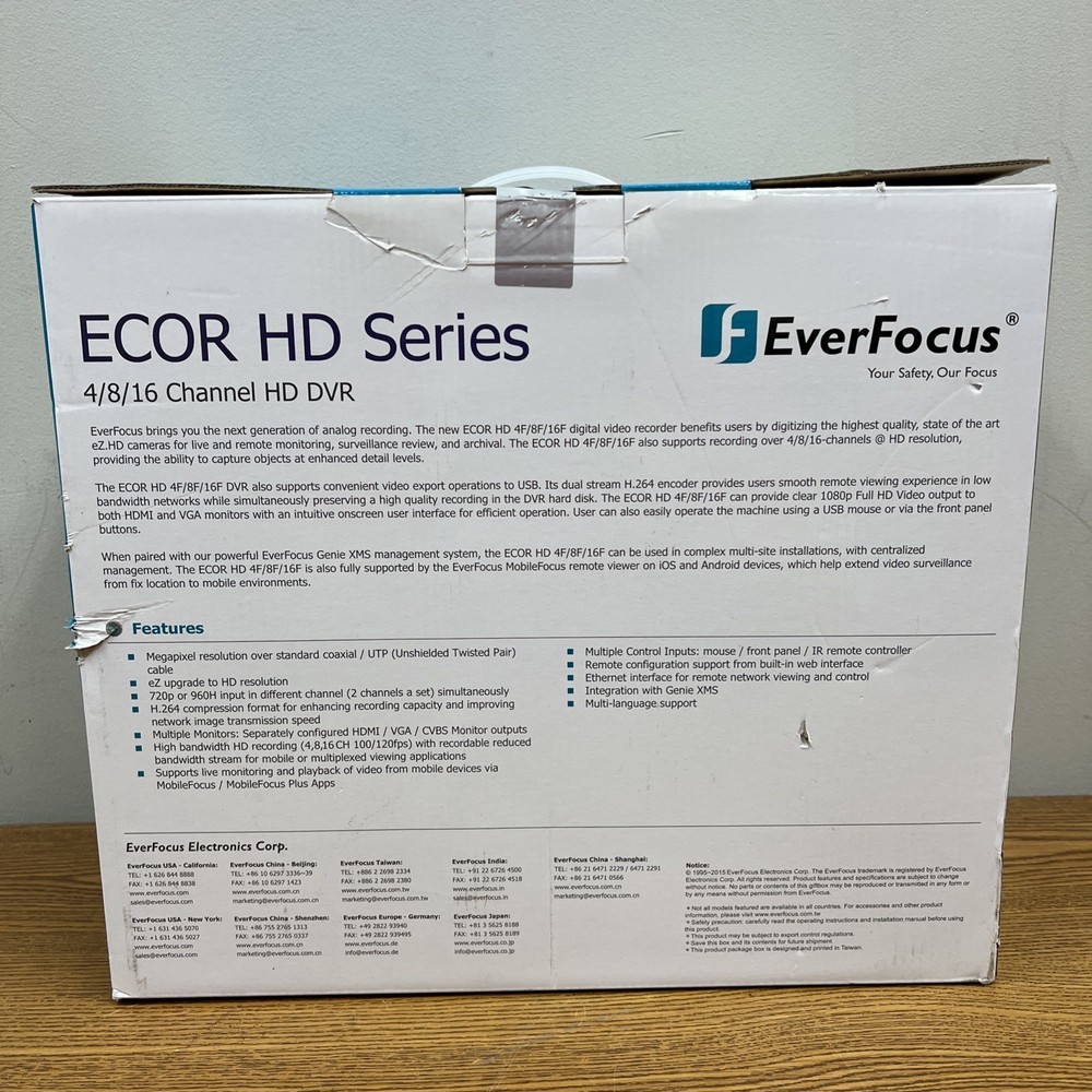 Everfocus ECOR HD 4F DVR