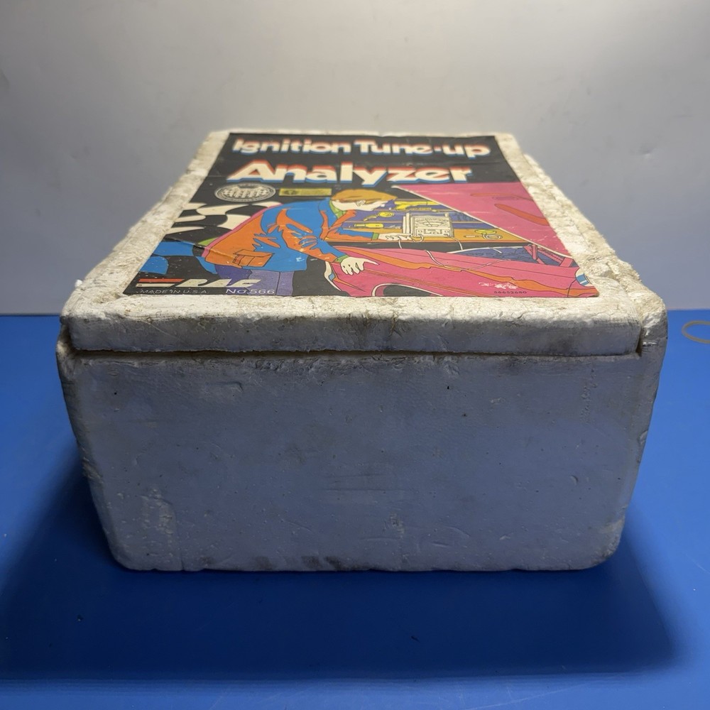 Vintage EAC Ignition Tune-Up Analyzer Model 566 Dwell Tach Volt Amp – Untested