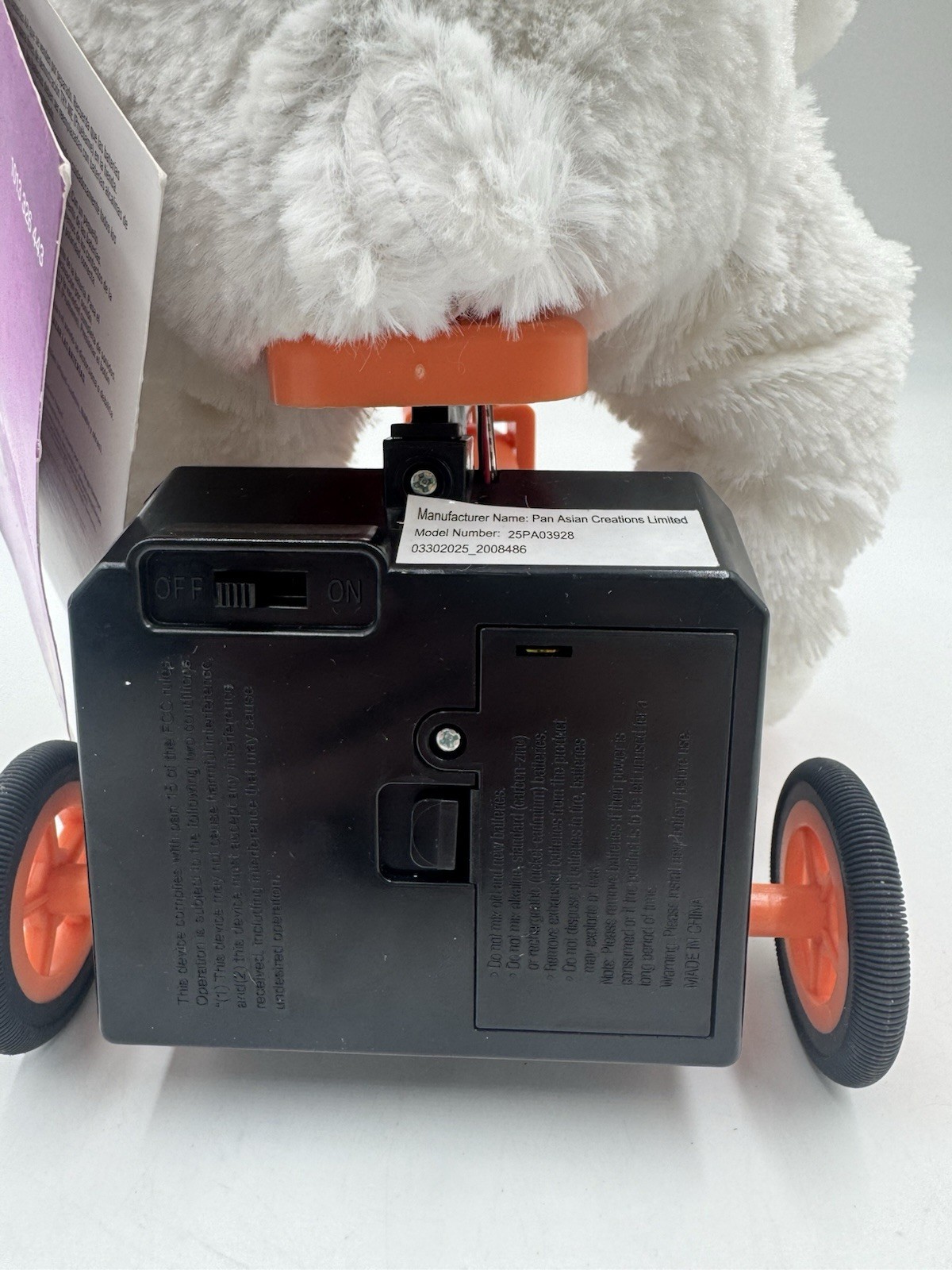 NEW - Animated LED Haunted Talking Spooky Rabbit On Tricycle New With Tags