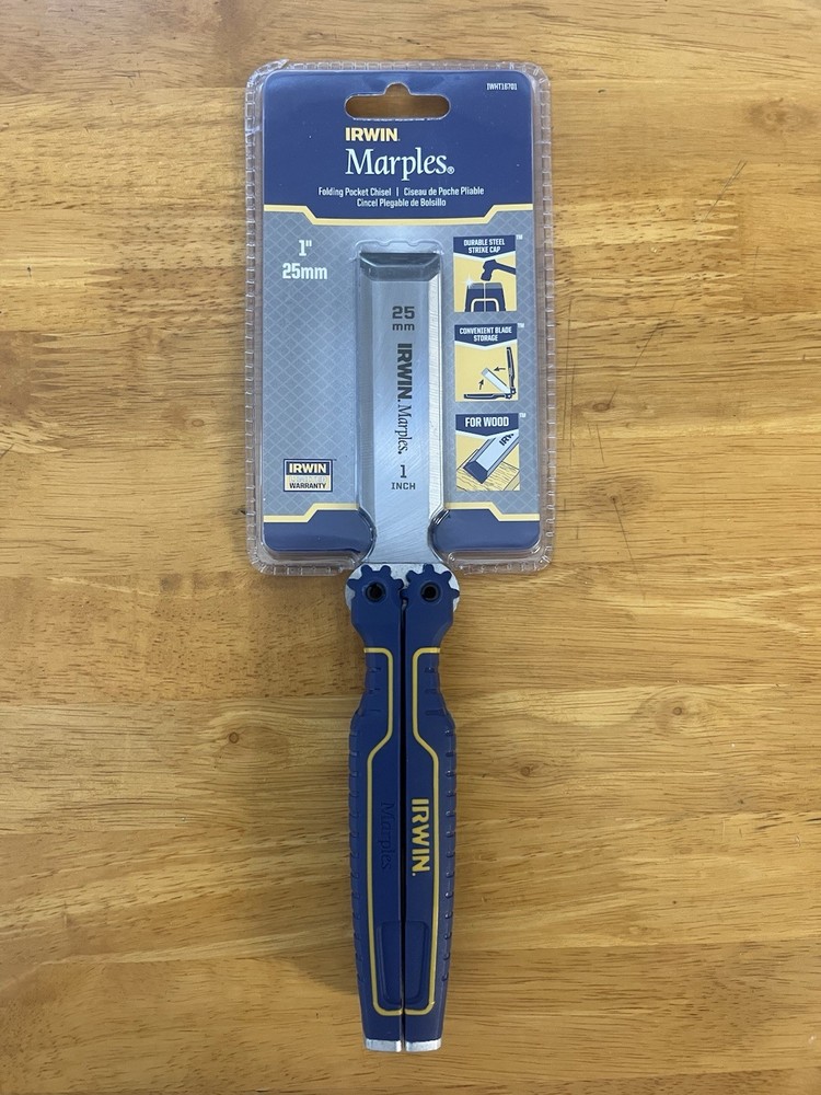 IRWIN Marples 25mm 1”  Folding Pocket Chisel IWHT16701