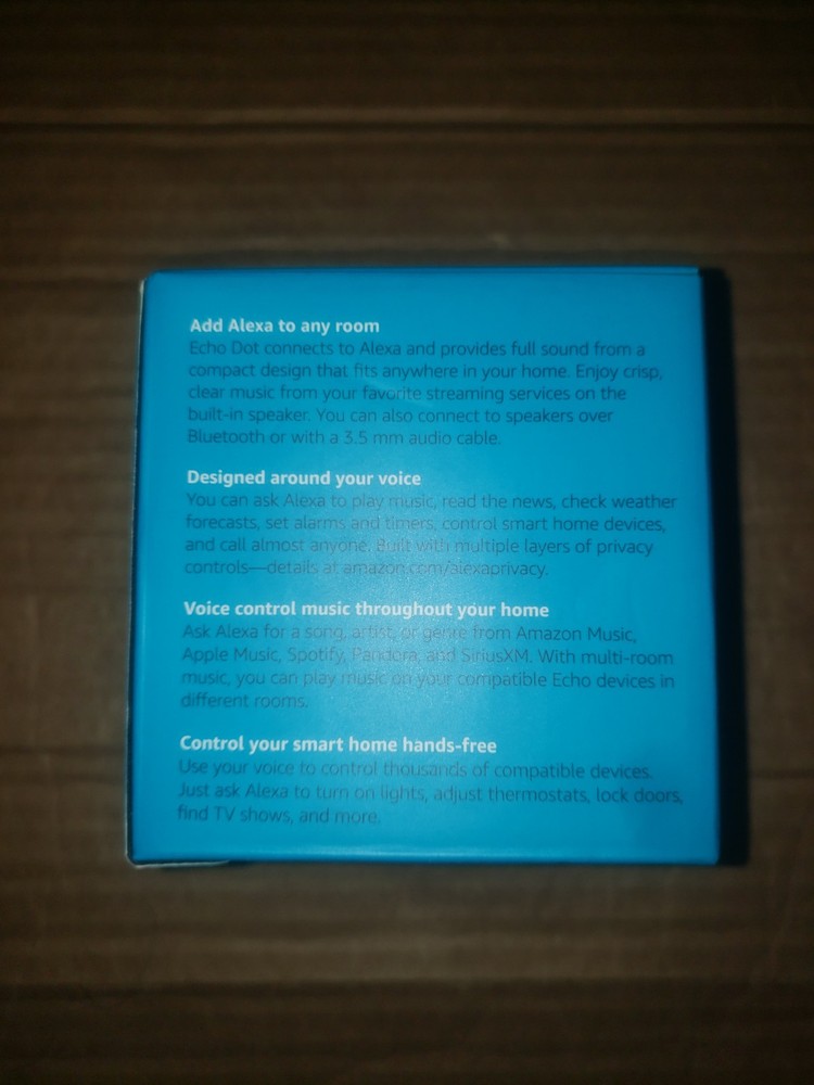 Amazon Echo Dot 3rd Gen Smart Speaker With Alexa Heather Gray C78MP8