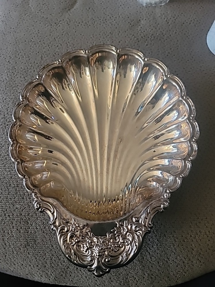 Vintage Half Sea Shell Platter No Markings