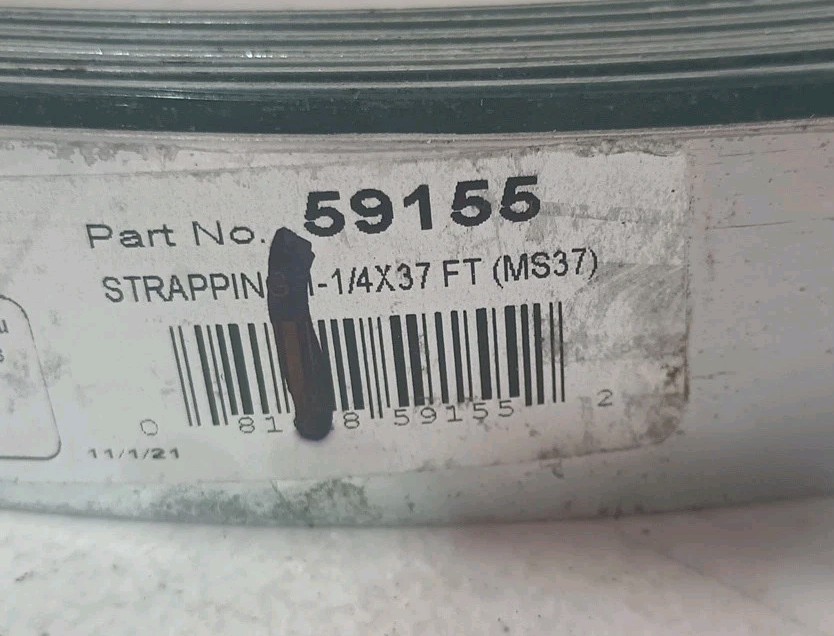 ENGINEERING Certified C60 Galvanized Strapping - 37 feet long | Securing Mobile