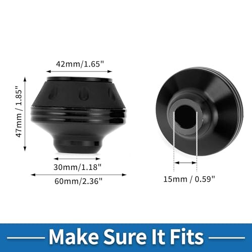 Motorcycle Front Fork Frame Sliders Falling Protection Wheel Crash Black