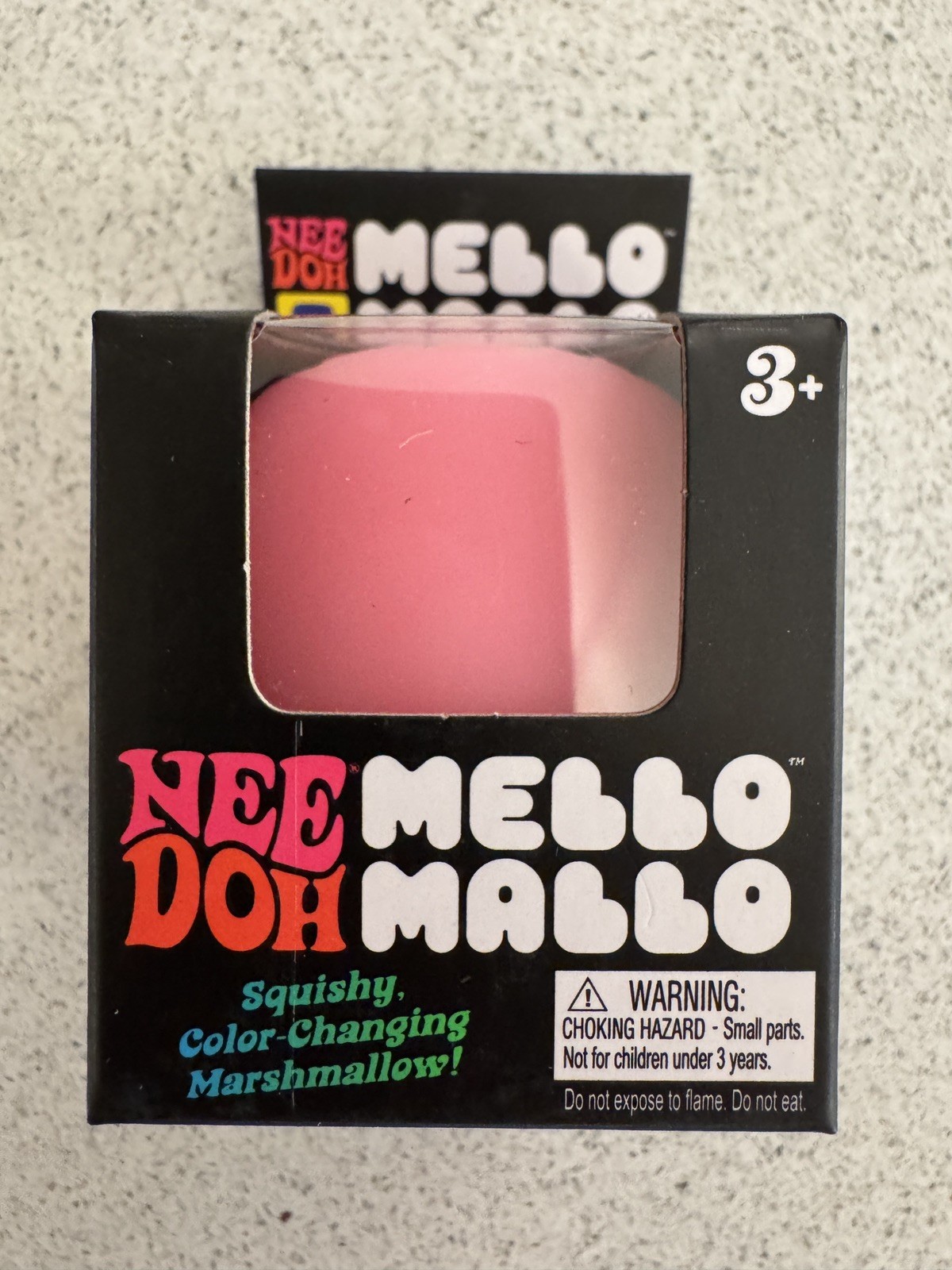 Schylling NeeDoh Mello Mallo Viral TikTok Fidget Toy UV Color Change Pick Color