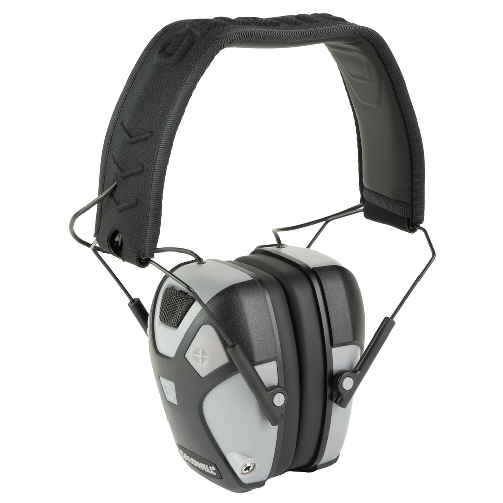Caldwell E-Max Electronic Earmuff Lightweight Durable Hearing Protection Gray