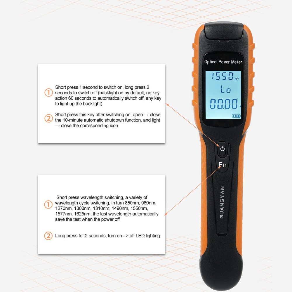 G11 Optical Meter High Rechargeable Optic Meter T6K2