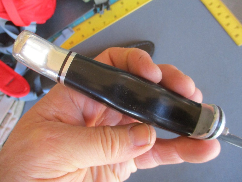 Vtg No Date Code BUCK MODEL 119 Fixed Blade Knife with Sheath