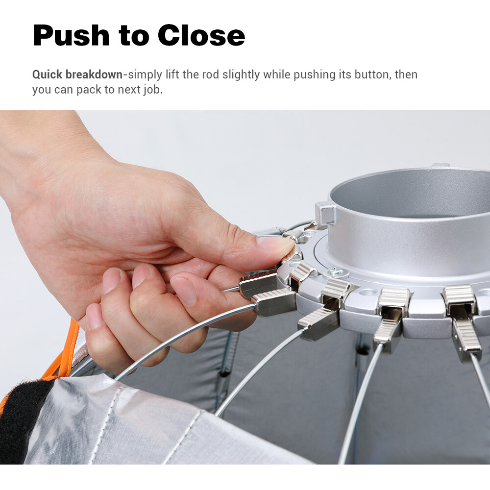 US Godox QR-P70 Quickly Release Parabolic Deep Softbox for Bowens Studio Flash