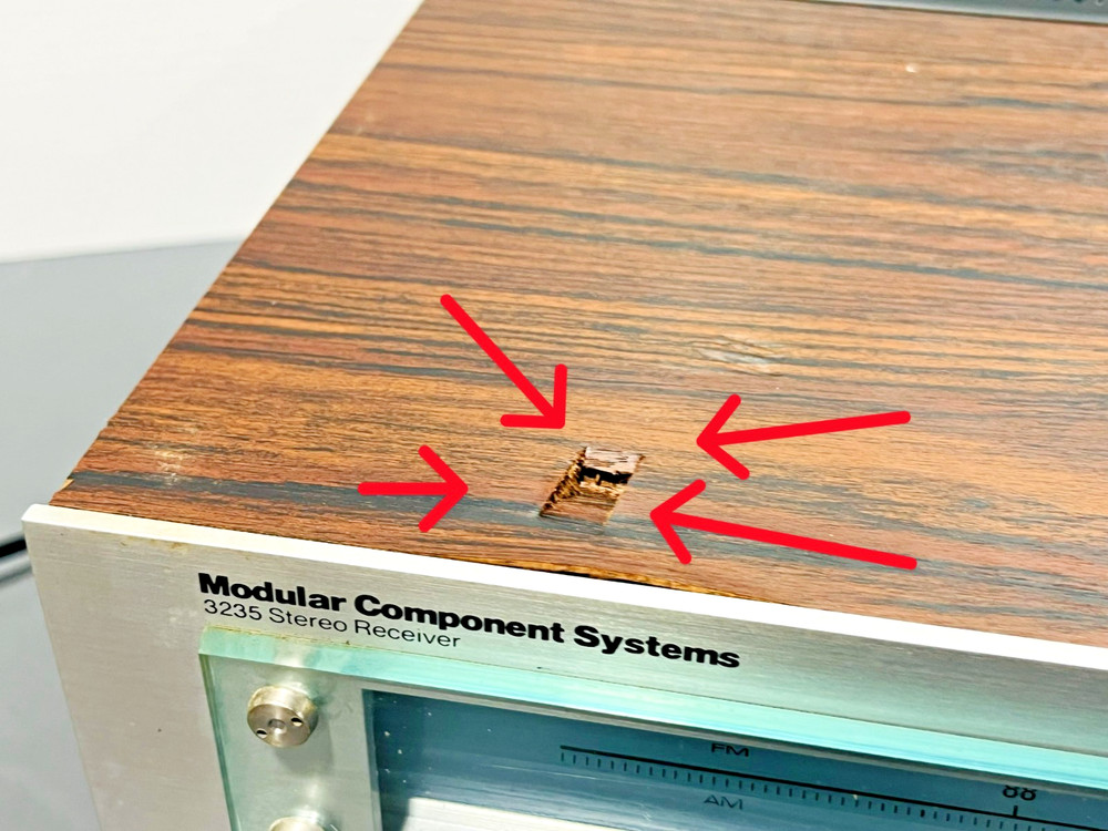 Modular Component Systems 3235 Stereo Receiver 120VAC 60Hz Power Tested