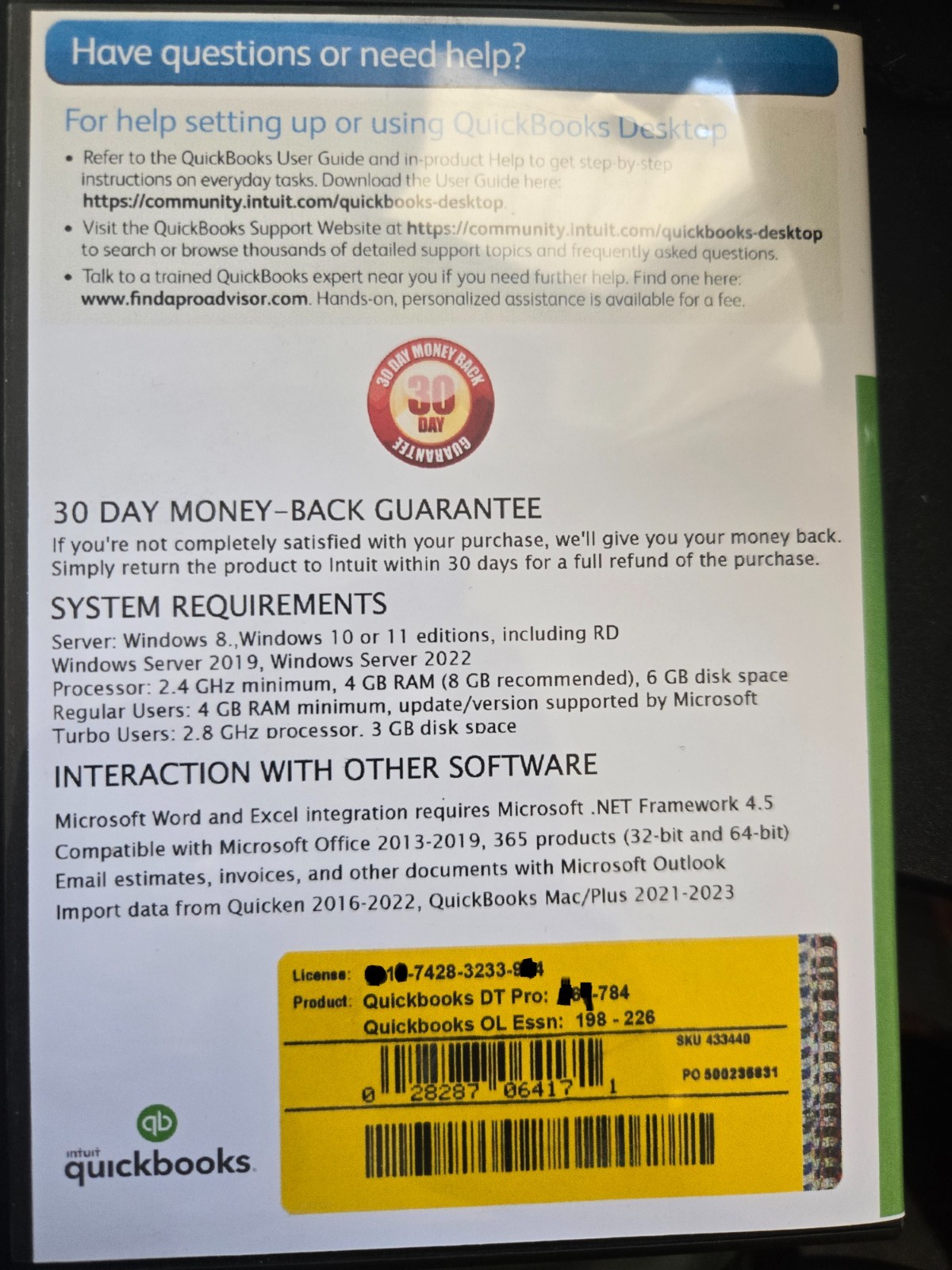 QuickBooks Desktop Enterprise 2024 for Windows 5-User Version US Only