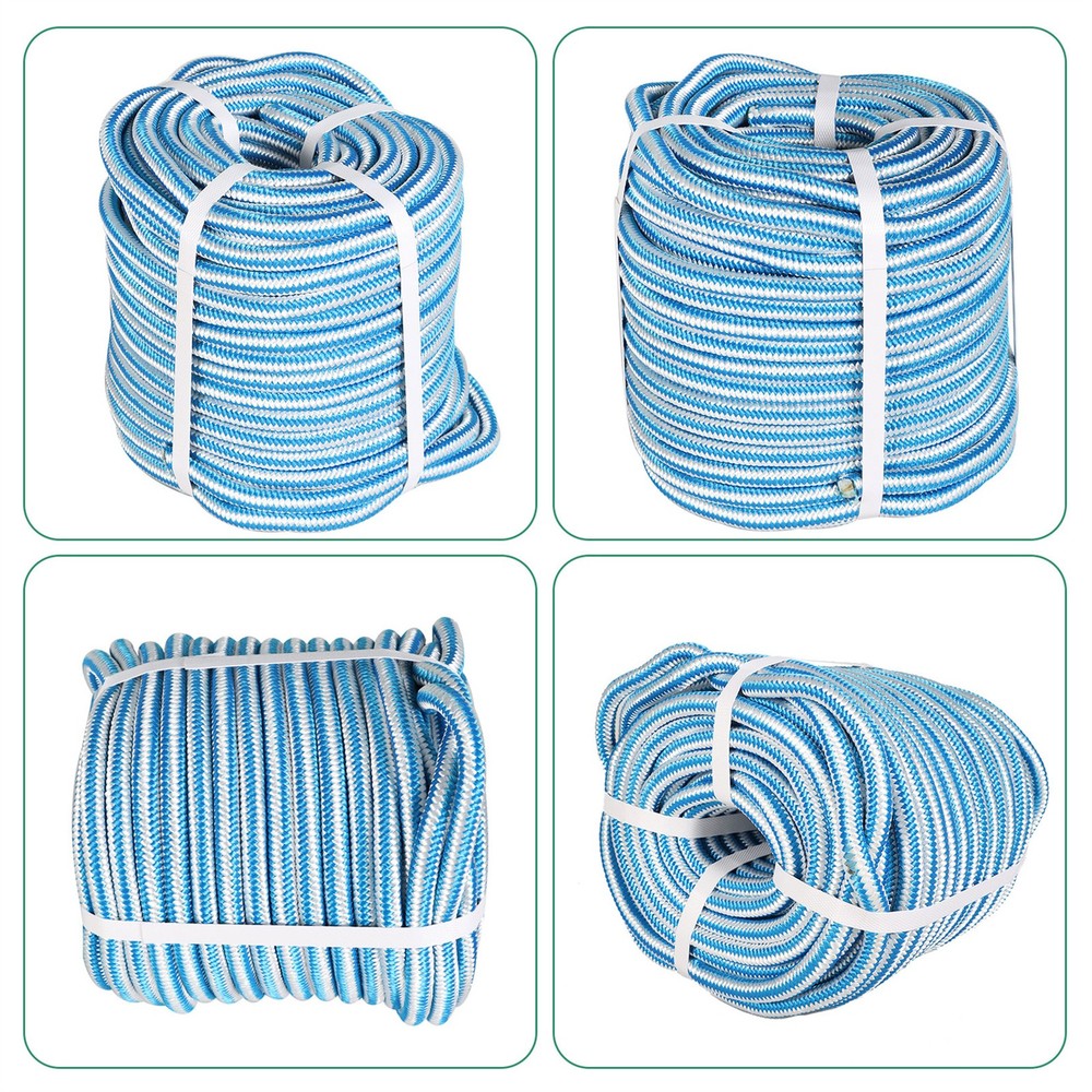 1/2" × 150' Braided Nylon Core Polyester Arborist Tree Rope 16 Strand