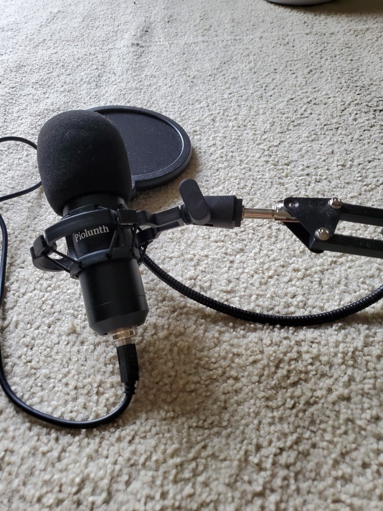 USB Microphone,192KHZ/24Bit Plug & Play PC Computer Podcast Condenser incomplete