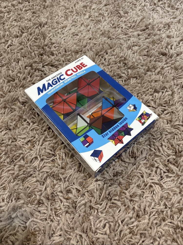 The Amazing Magic Cube Transforming Geometric Puzzle New