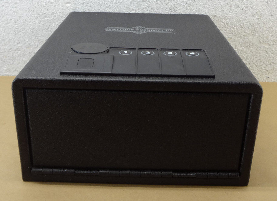Biometric Gun Safe Quick Access Pistol Vault SureLock 200 Digital Open Box